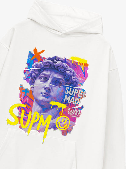 Graffiti David Statue Hoodie 