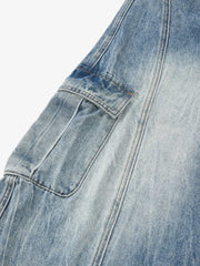 Vintage Cargo Pocket Washed Barrel Jeans 