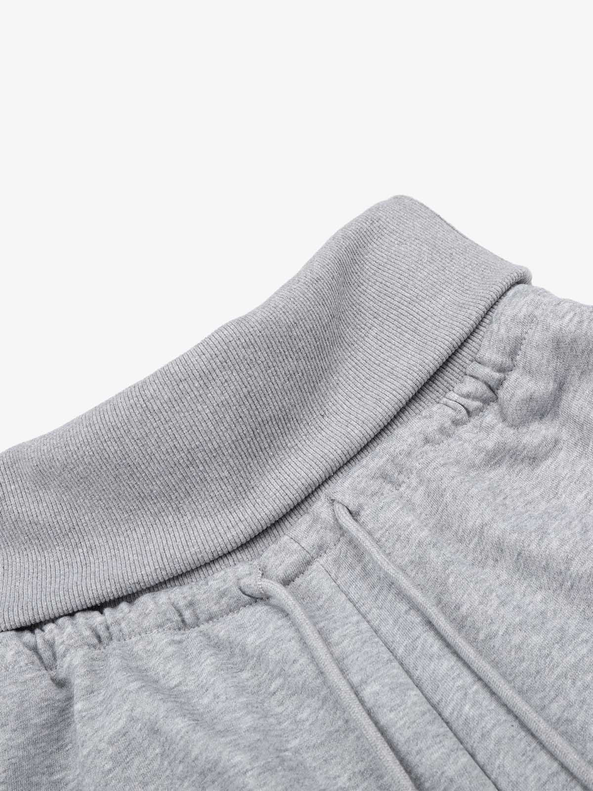 Short cargo en polaire, taille haute, jambes larges, coupe ample, style streetwear