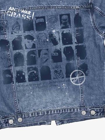 Graphic Denim Jacket