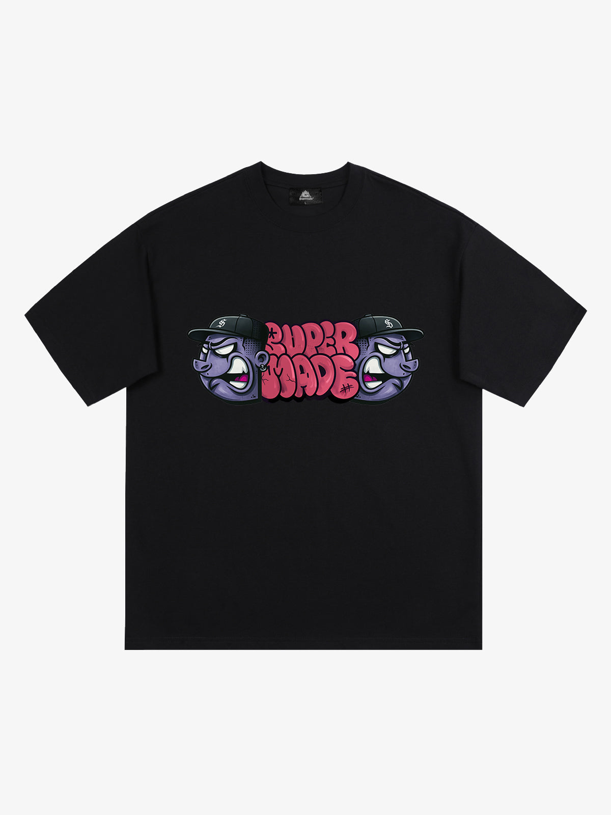 Supermade Graffiti Head Stylish Graphic T-Shirt 