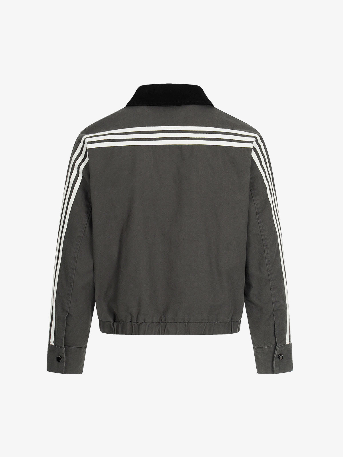Badge Striped Boxy Fit Detroit Jacket