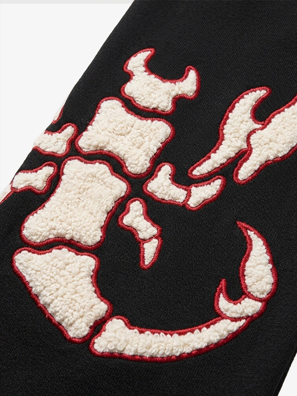 Scorpion Skeleton Terry Embroidered Wide-Leg Sweatpants