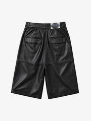 Leather Knee Detail Cargo Pants