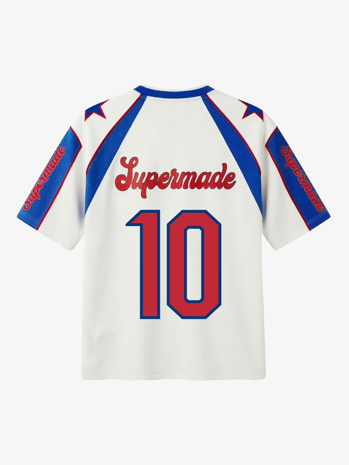 Supermade Classic Color Block Star Pattern Jersey Design Customization 