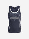 Number Logo Color Block Vest