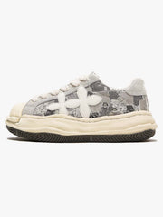 Deconstructed Melting Clover Sneakers