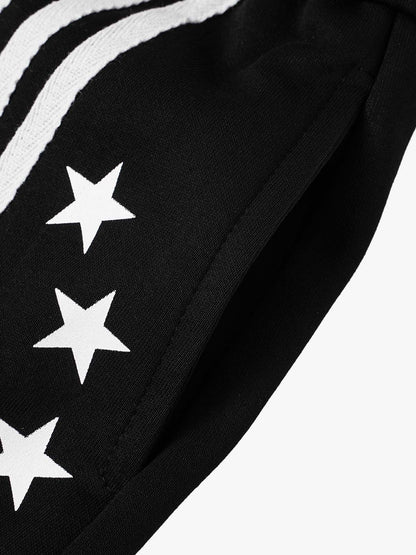 Streetwear Side Striped Baggy Sweatpants