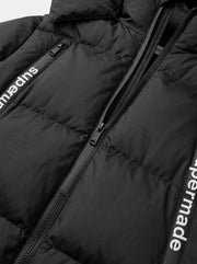 Graphic Hooded Puffer Jacket