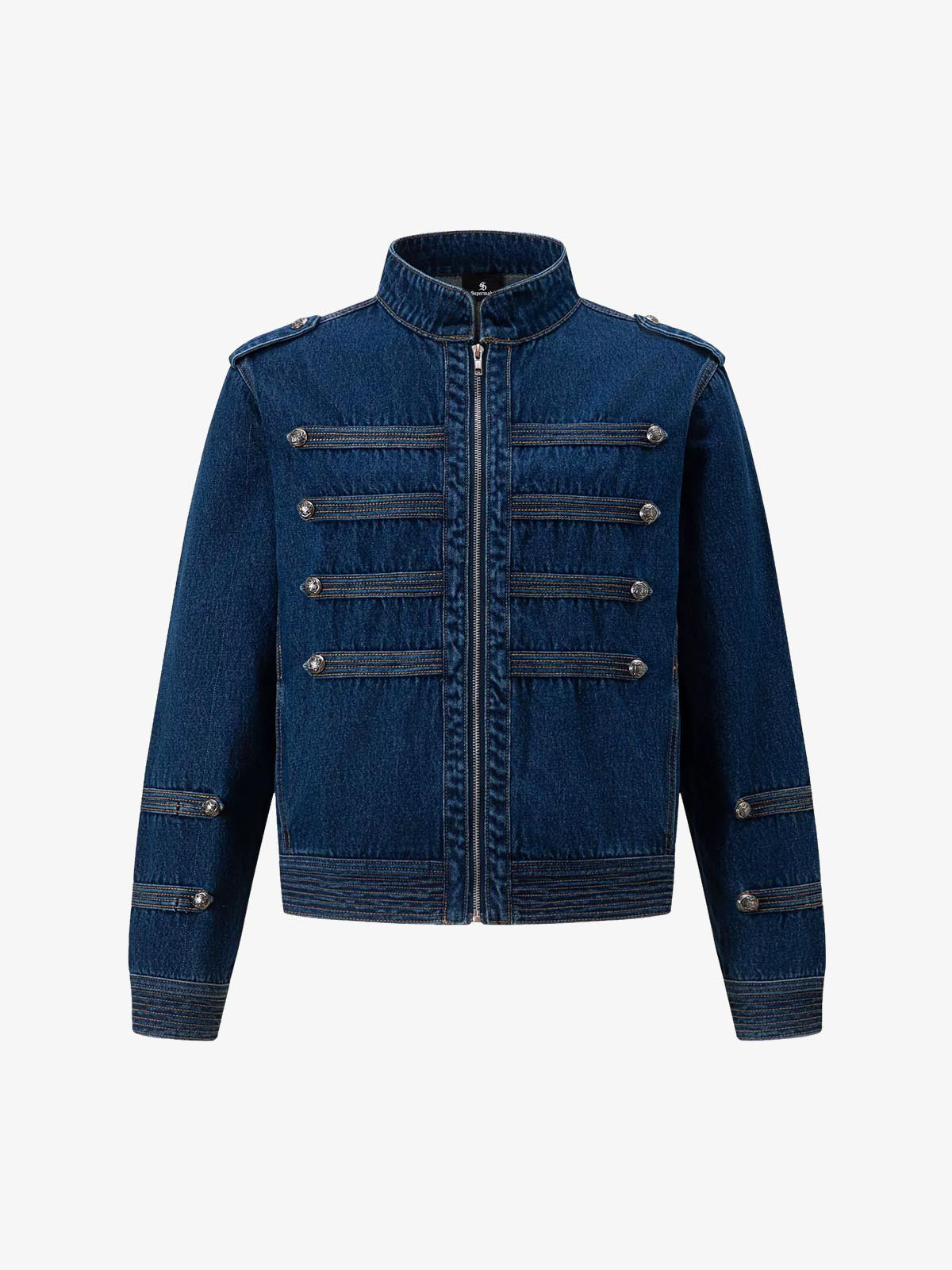 Structured Napoleonic Denim Jacket