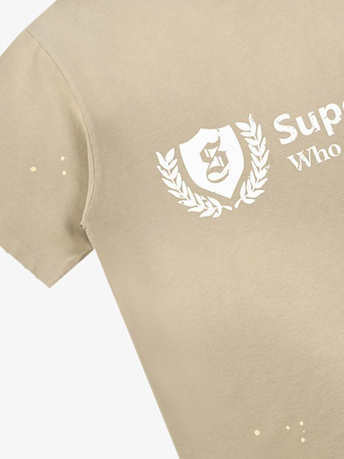 Vintage Washed Supermade Crest Logo T-Shirt 