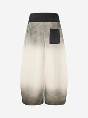 Gradient Graphic Wide-Leg Sweatpants