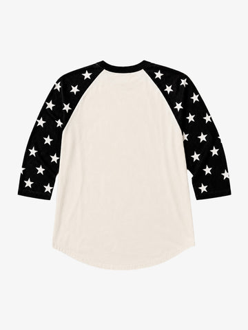 Race Girl Graphic Color Block 3/4 Sleeve Tee