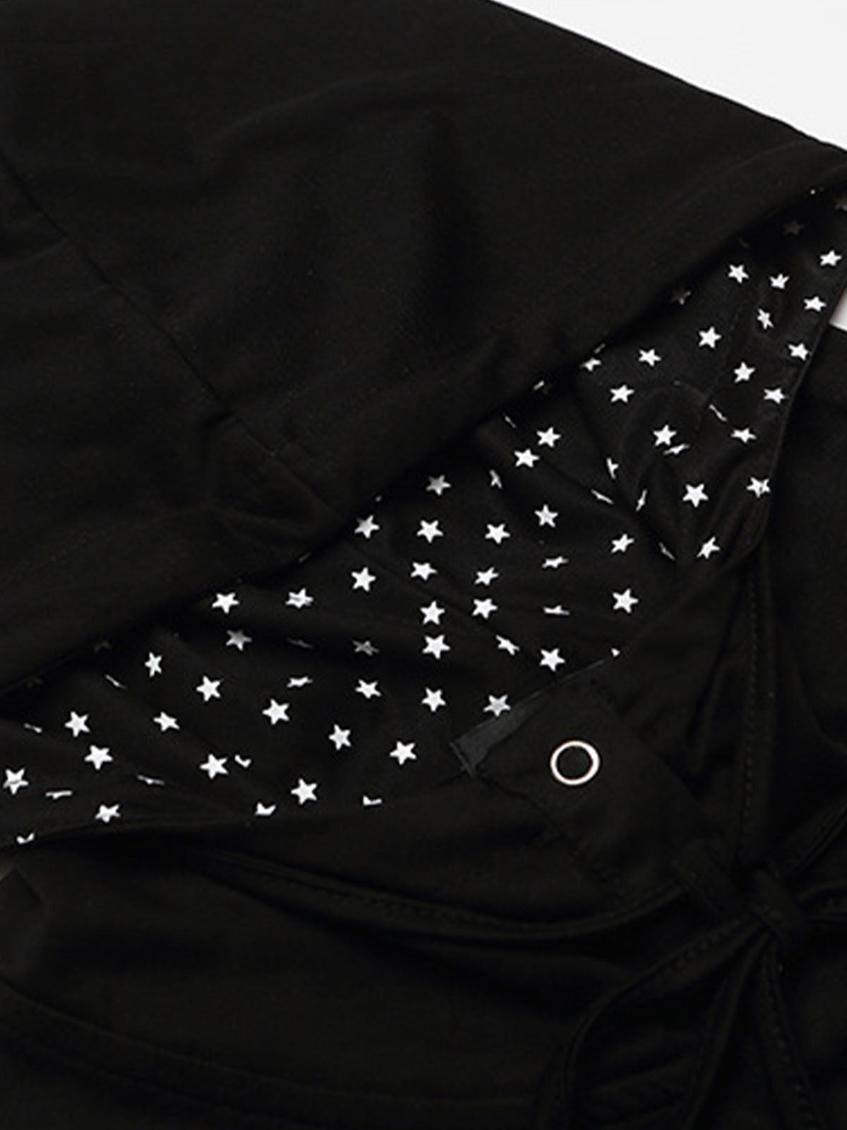 Star Graphic Hooded Long Sleeve Tee