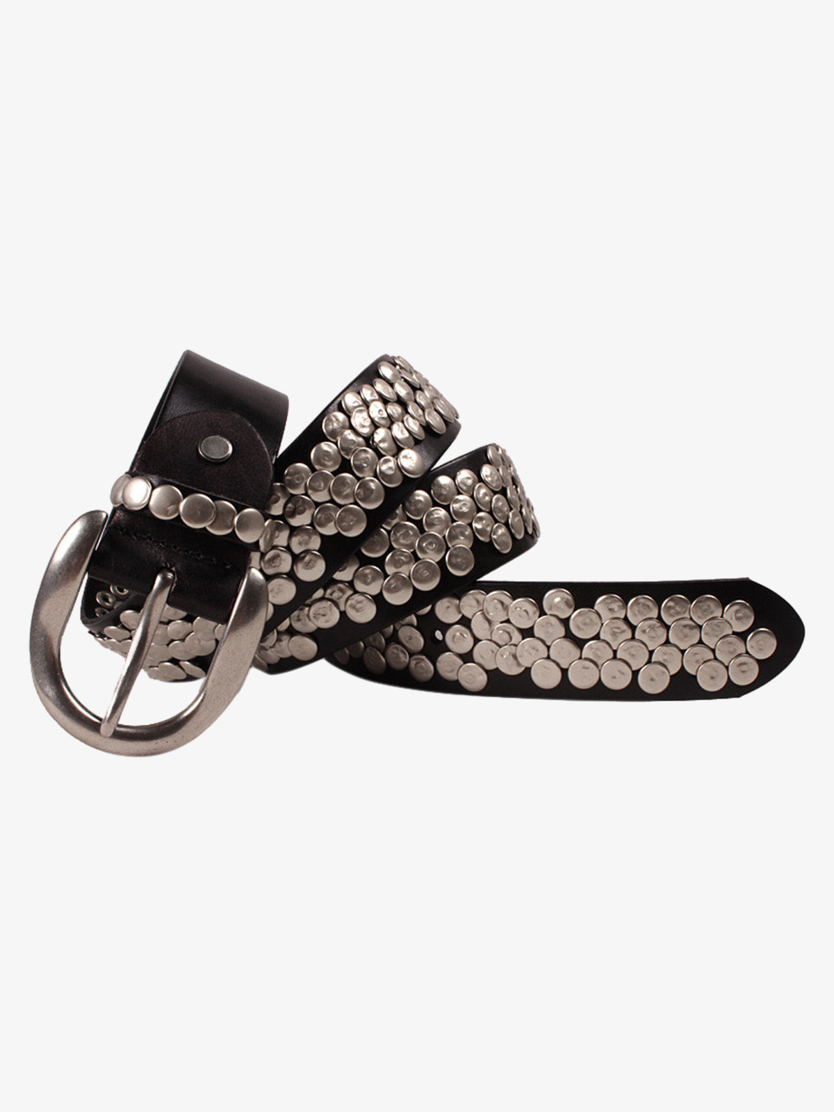 Asymmetric Metal Studded Belt