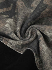 Leopard Camo Patchwork Cargo Pants