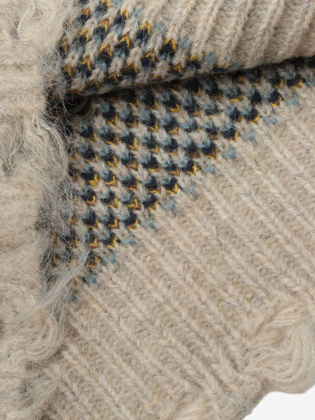 Geometric Irregular Striped Sweater 