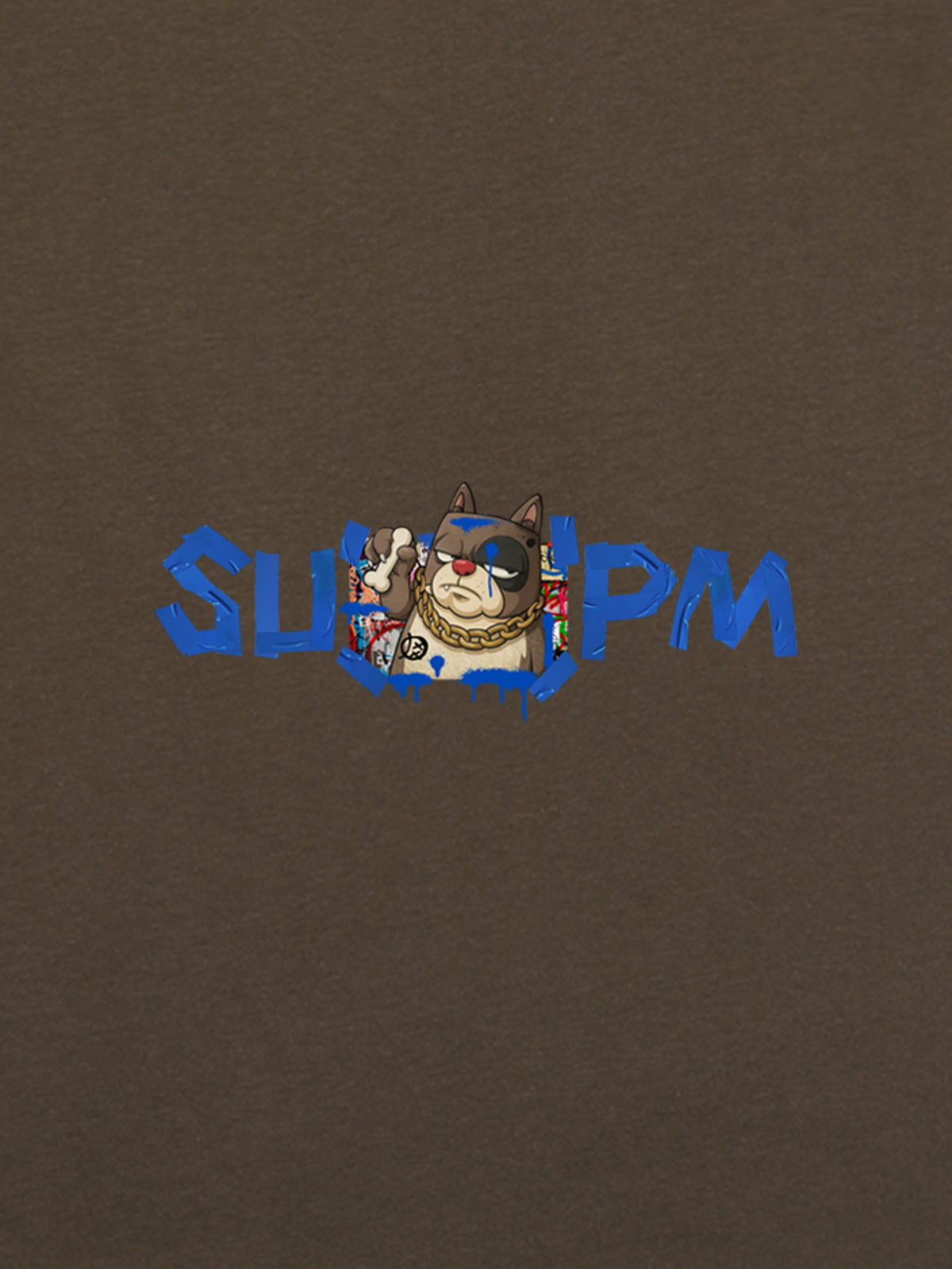 SUPM Graffiti Tape Graphic T-shirt 