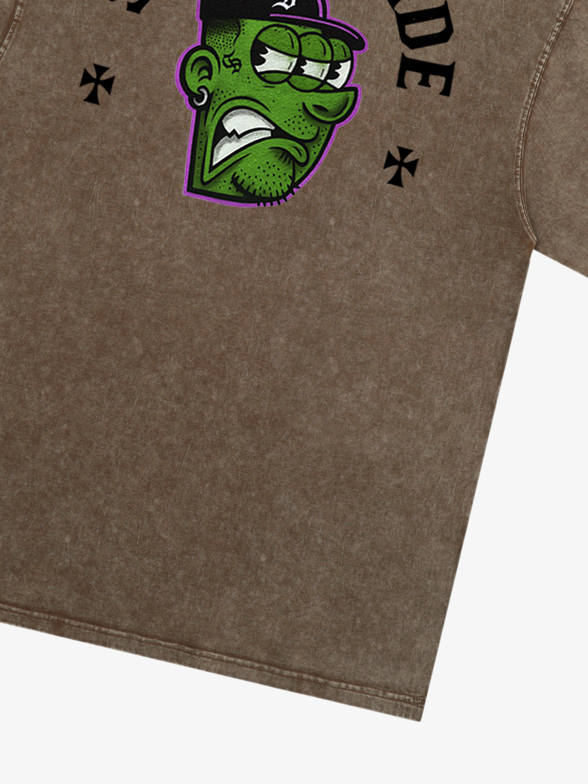 Graphic T-Shirt with Bold Monster Design for Casual Wear 