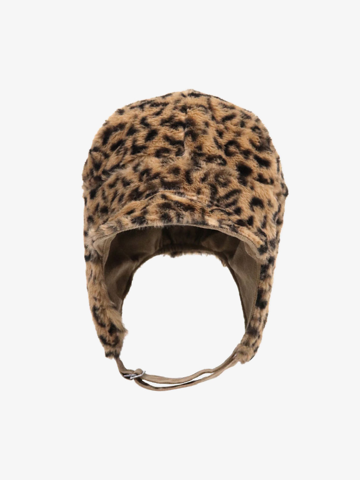 Retro Leopard Plush Earmuff Winter Hat 