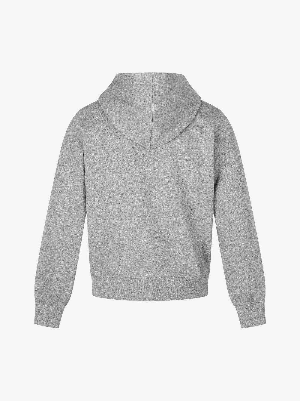 Oversized Zip-up Letter Print Hoodie