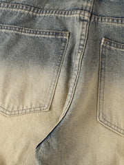 Vintage Washed Flare Jeans - 2625 
