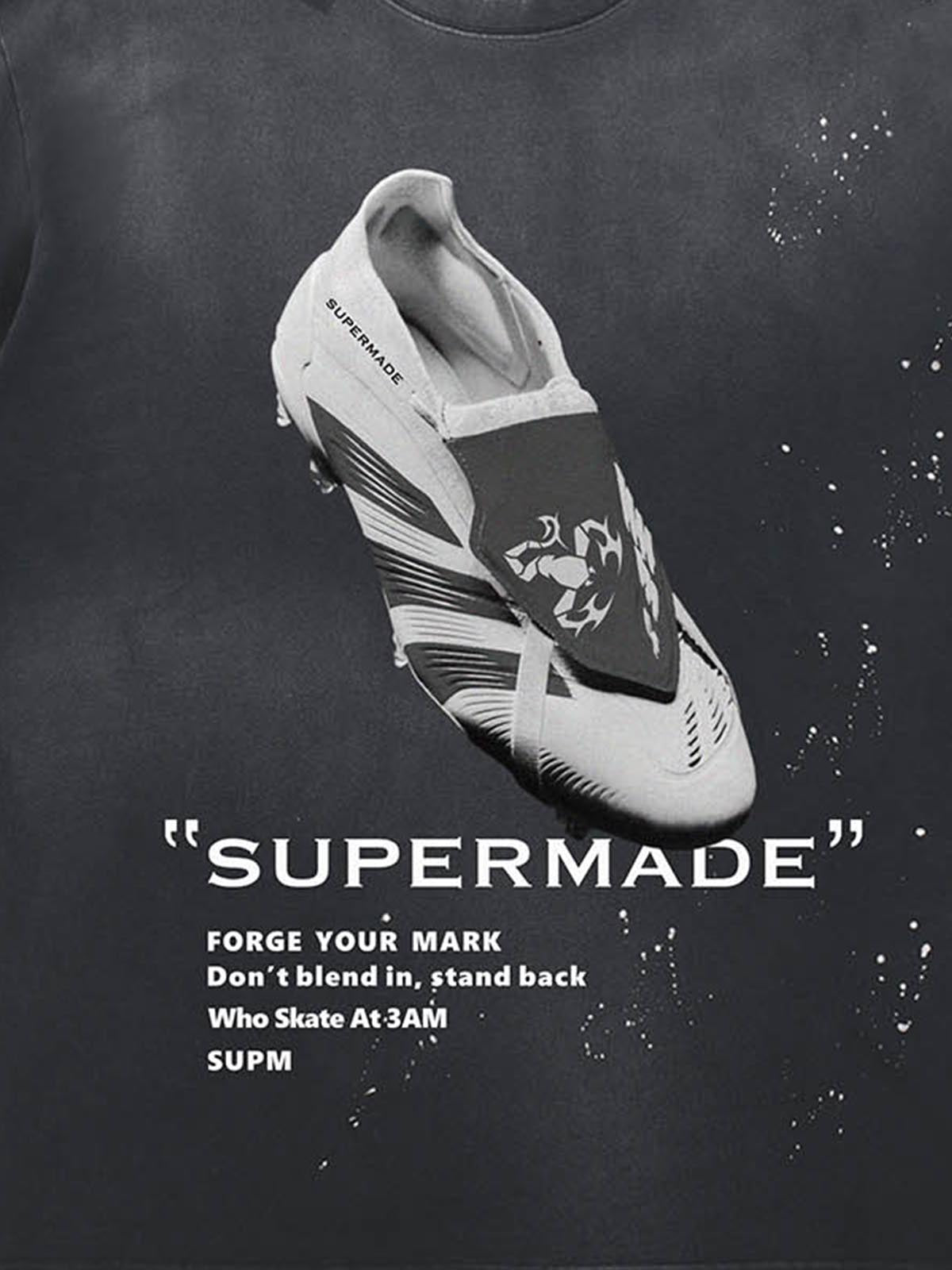 Vintage Soccer Cleat Graphic T-Shirt 