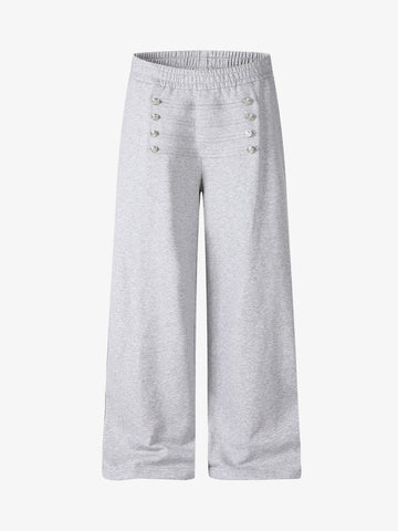 Napoleon Metal Button Baggy Sweatpants