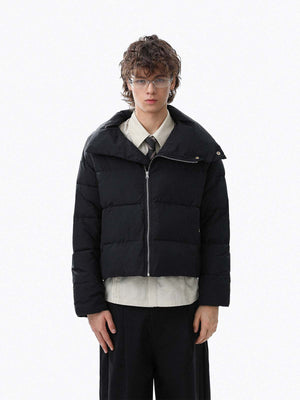 Stylish High-Collar Puffer Jacket for Winter Essentials 