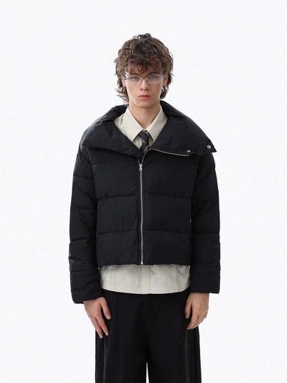 Stylish High-Collar Puffer Jacket for Winter Essentials 
