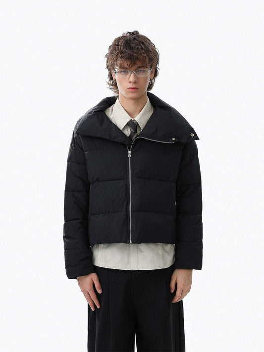 Stylish High-Collar Puffer Jacket for Winter Essentials 