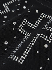 Rhinestone Cross Tank Top