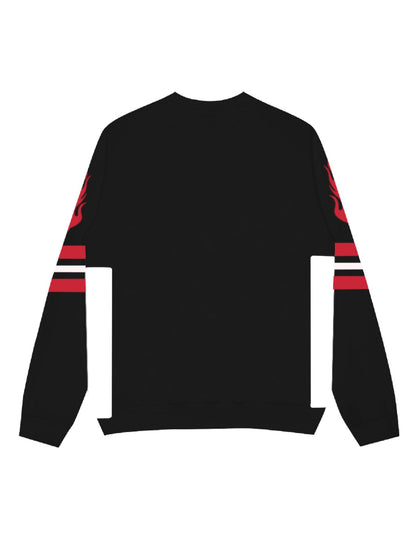 33 Number Jersey Long Sleeve Sweatshirt 