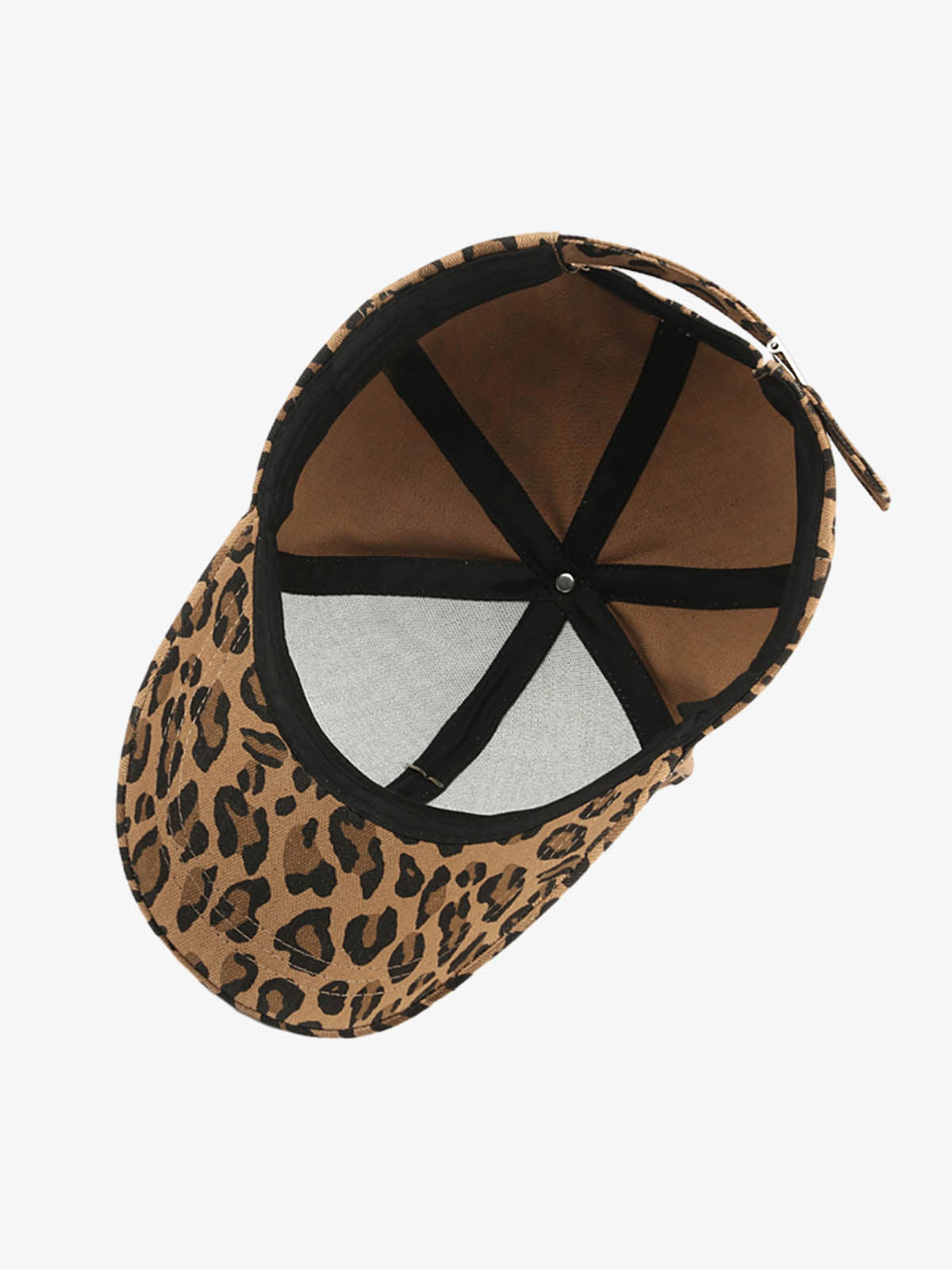 Leopard Print Baseball Cap with Sparkling Letter Charm - Trendy and Stylish Headwear for Everyday Use 