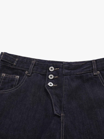 Asymmetrical Fly A-Line Shorts 