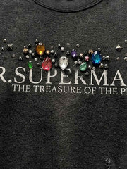 Pirate’s Treasure Studded Brushed Crewneck Sweatshirt