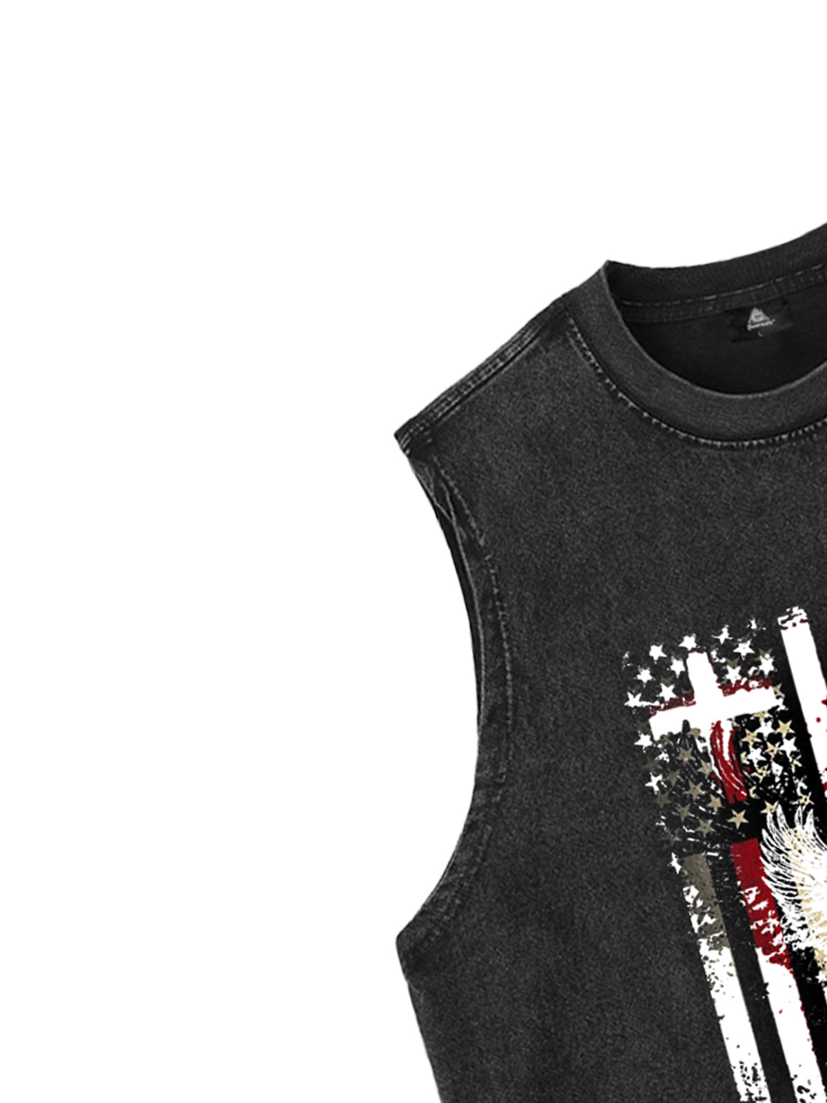 Orginal Eagle Flag Print Vest 