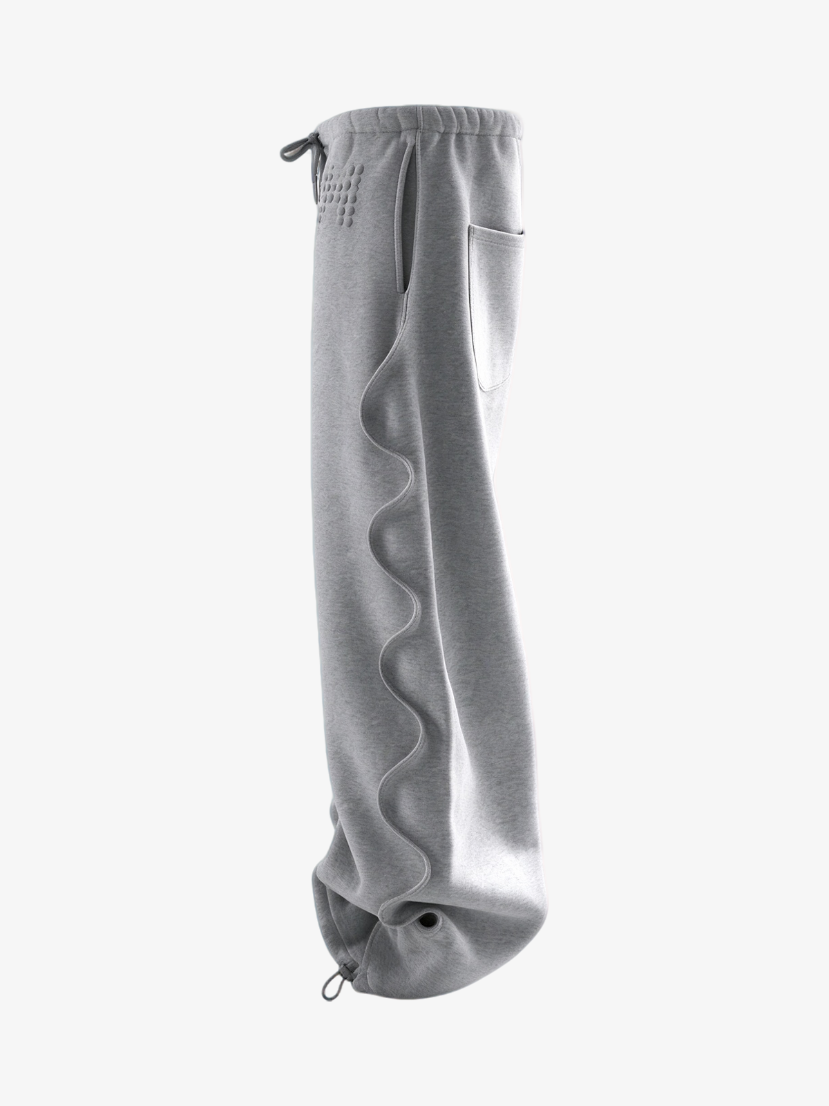 Sculpted Seam Cropped Hoodie & Curved-Leg Sweatpants Set