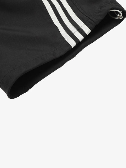 Striped Zip-Up Track Jacket and Wide-Leg Track Pants Set 