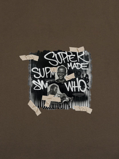 Supermade Street Retro Character Collage T-shirt 