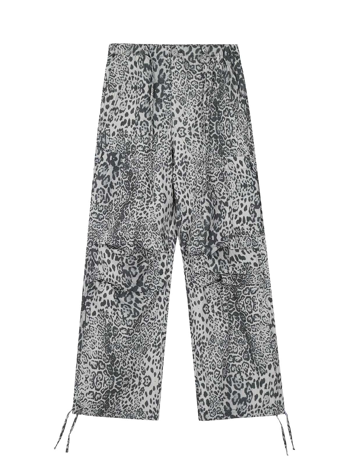 Cheetah Print Pleated Pants