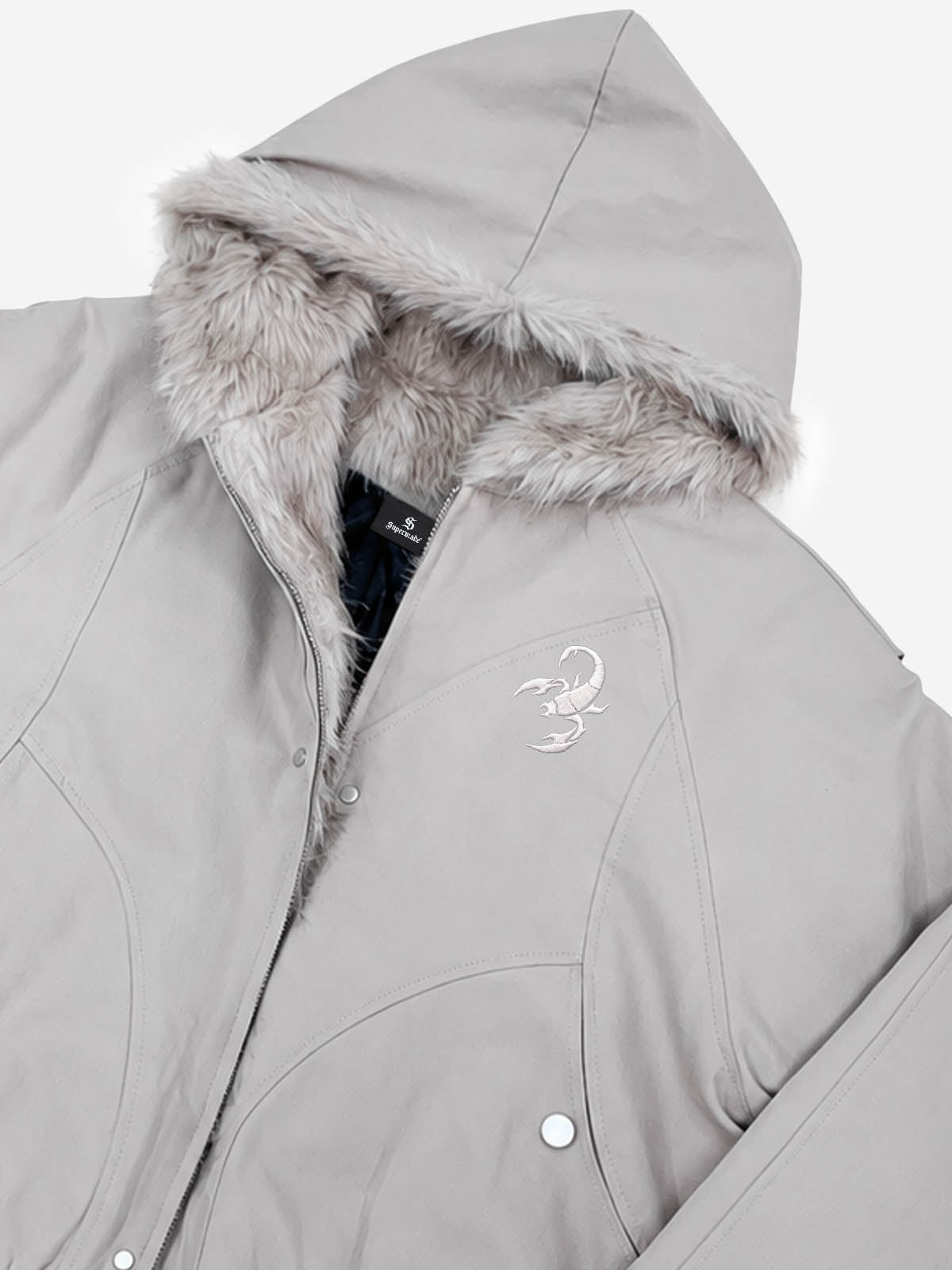 Hooded Padded Bomber Coat