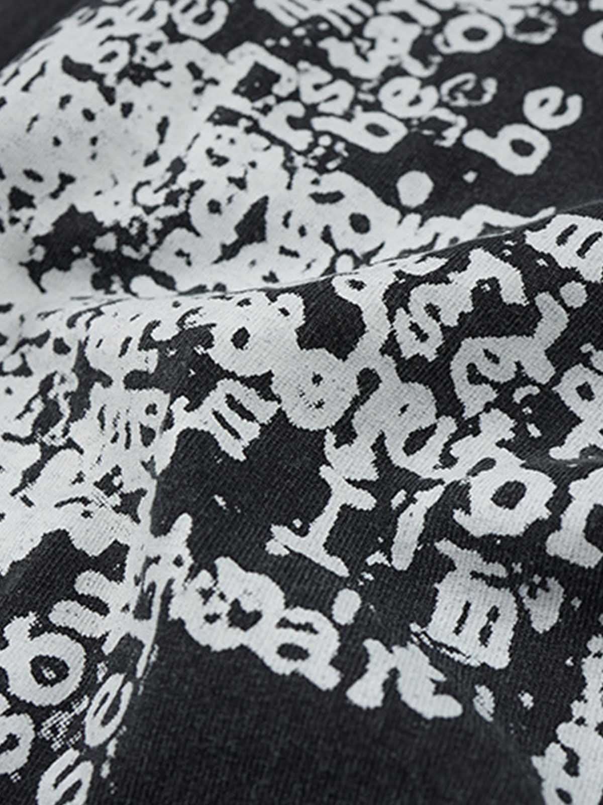 Letter Cross Graphic Distressed Tank Top