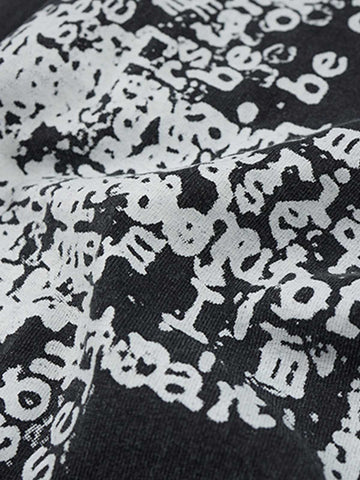 Letter Cross Graphic Distressed Tank Top
