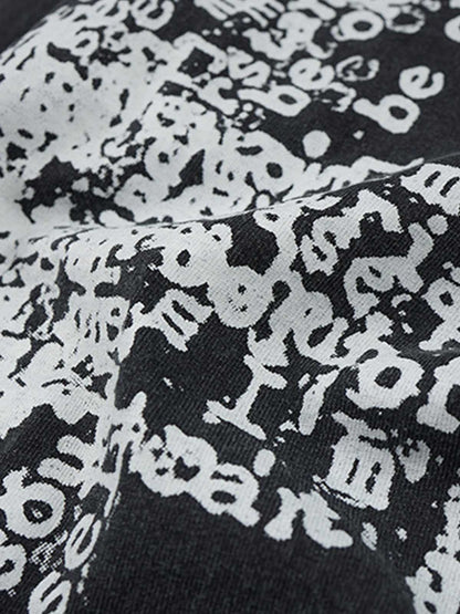 Letter Cross Graphic Distressed Tank Top