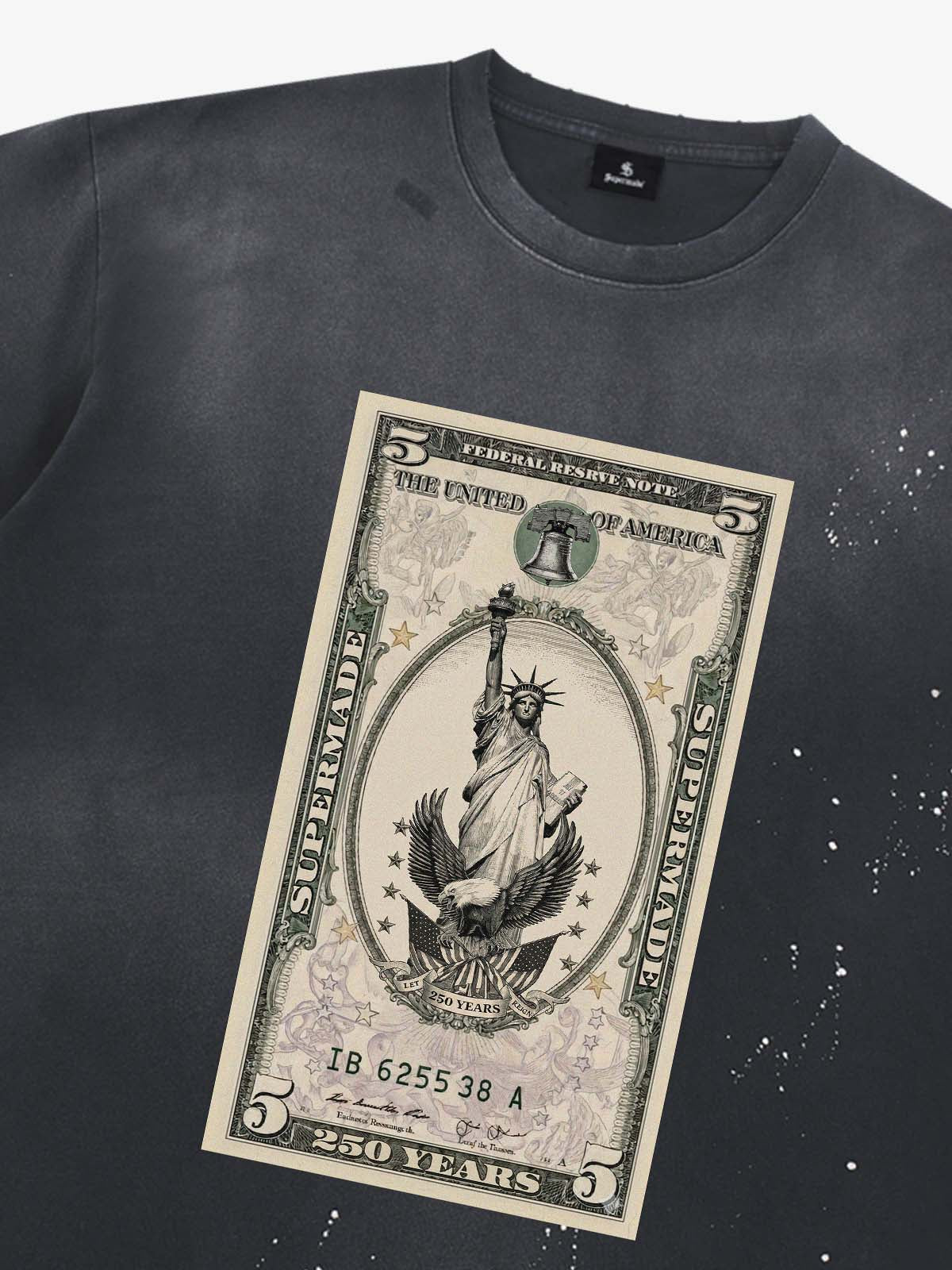 Vintage Liberty Dollar Graphic T-Shirt 