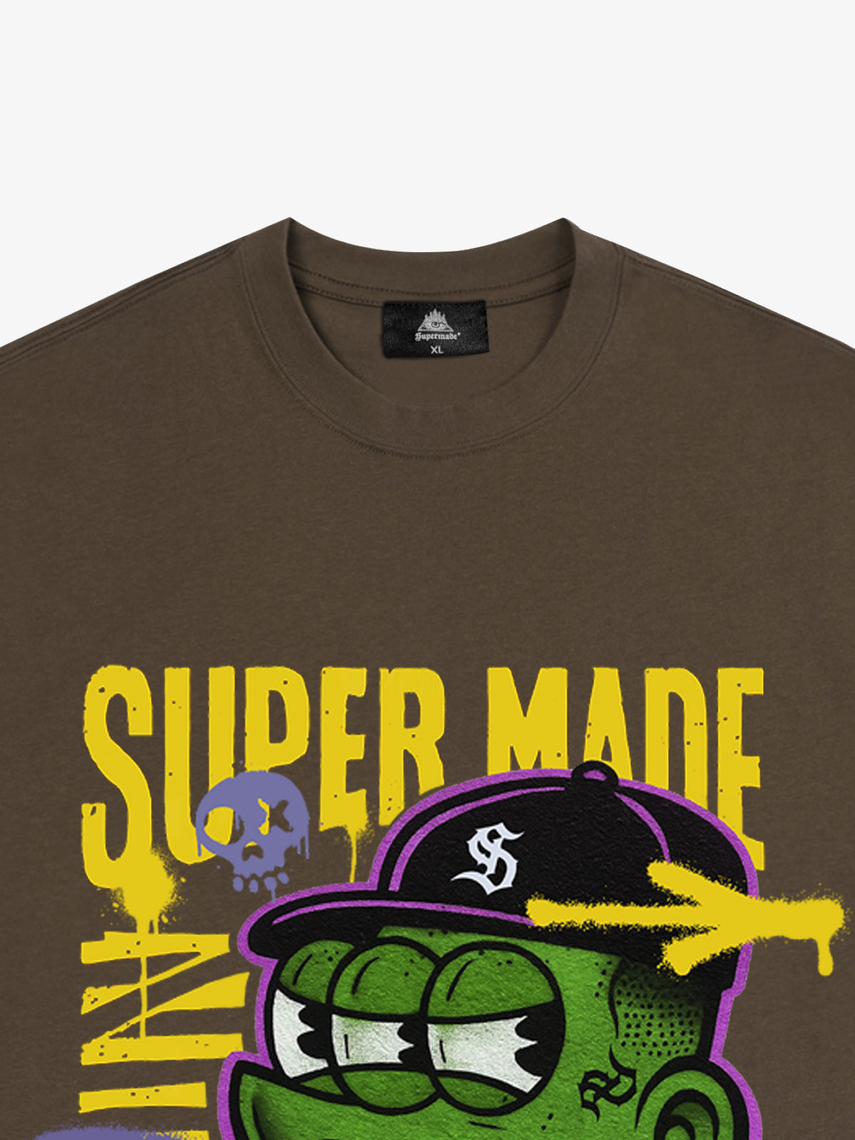 Graphic T-Shirt with Bold Monster Design for Streetwear Enthusiasts 