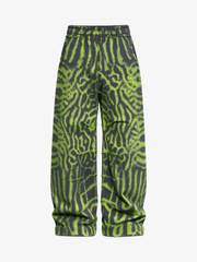 Neon Tiger Stripe Zip Hoodie & Sweatpants Set