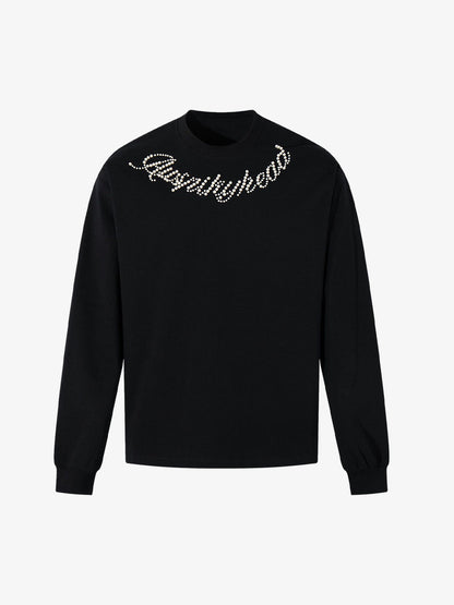 Sparkling Embellished Long Sleeve Top for Stylish Everyday Wear 