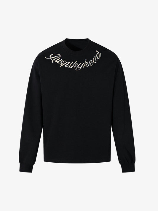 Sparkling Embellished Long Sleeve Top for Stylish Everyday Wear 